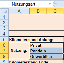 Zellbereich in Excel umbenennen