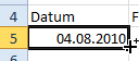 Mauszeiger bei Datenreihen ausfüllen im Excel