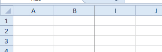 Scrollen mit fixierter Spalte in Excel