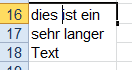 Zeilenhöhe in Excel mit Doppelklick anpassen