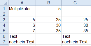 Berechnung mit ISTZAHL in einer Wenn Funktion in Excel